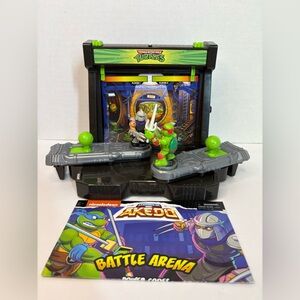 Akedo Teenage Mutant Ninja Turtles Battle Arena Playset TMNT Works! Viacom
